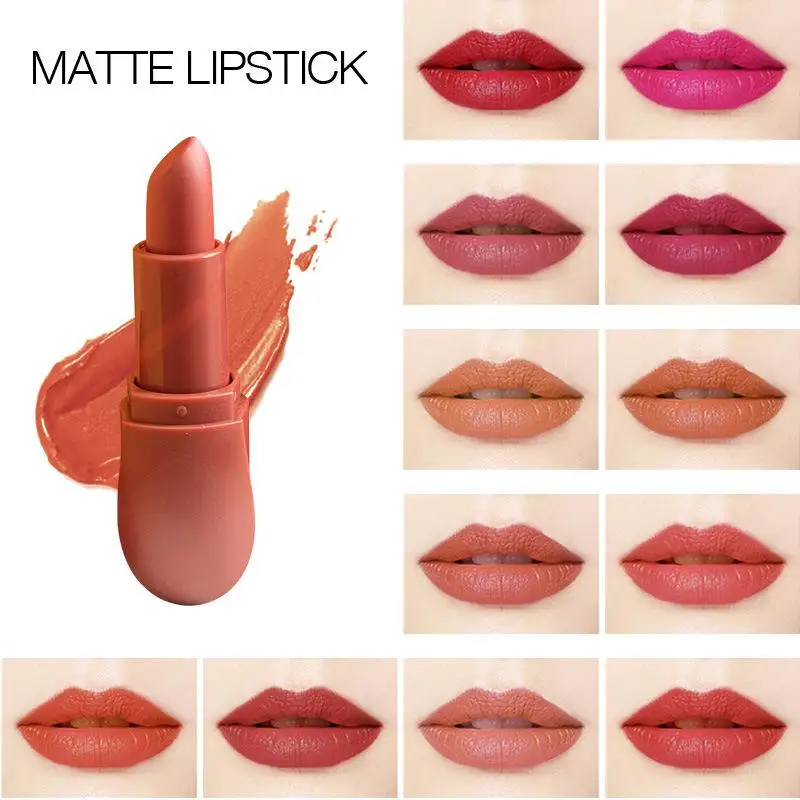 BSIMONE 12-Color Matte Lipstick Set | Smooth, Waterproof, Long-Lasting Velvet Finish | High-Pigment, Non-Fading Lip Makeup