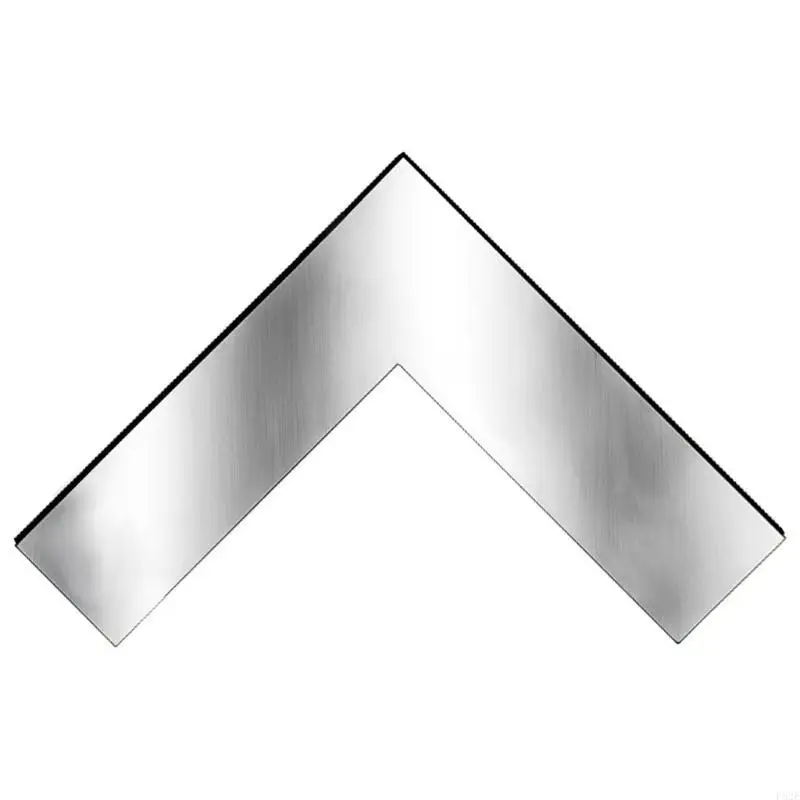 P82E Sturdy Stainless Steel 90° Tool Sturdy Corner Ruler For Efficient Wall And Furniture Construction Tasks