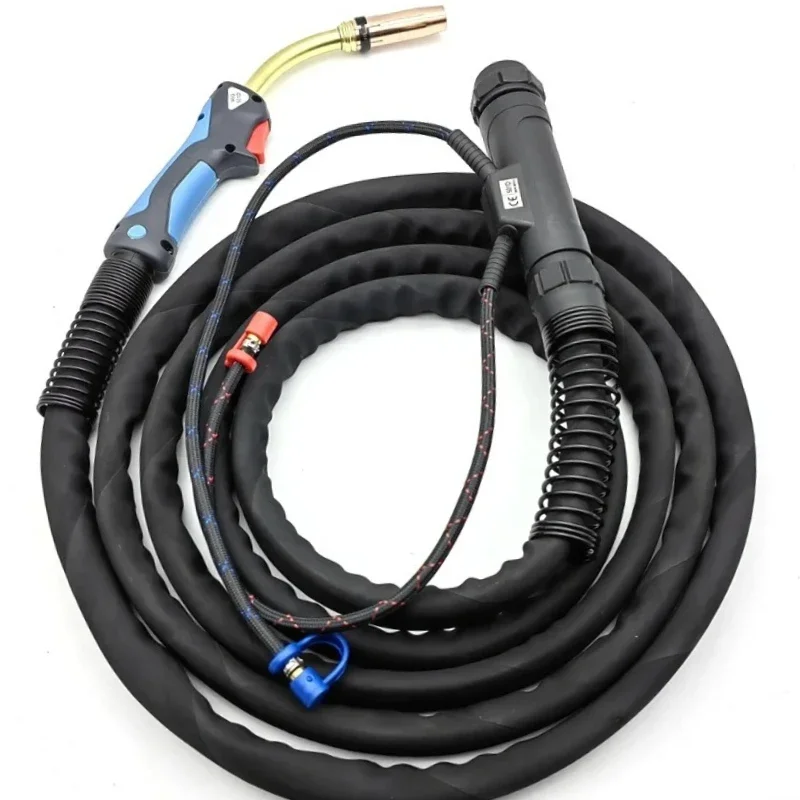 501D MIG Welding Torch Water Cooled 5M Euro Connector for High Current MAG Welding