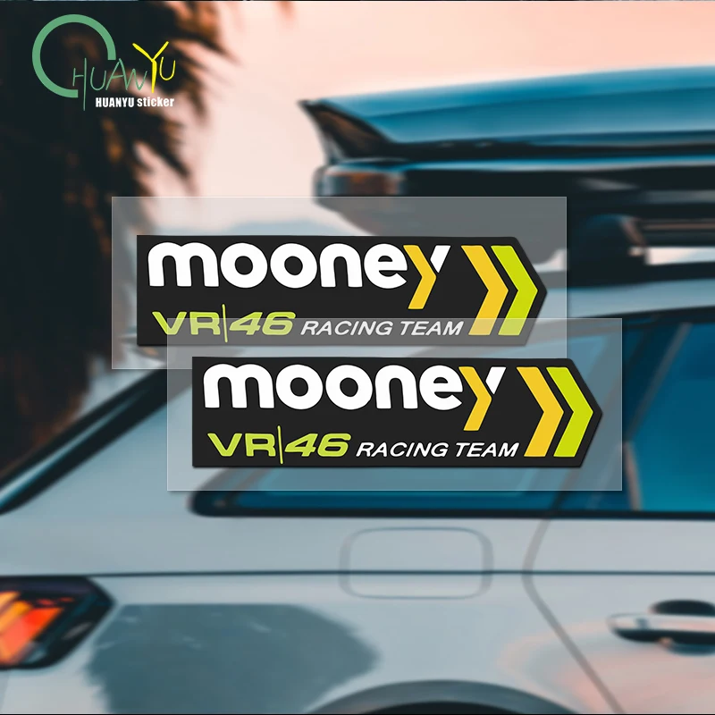 motogp MOONEY 46 RACING team Rossi decals motorcycle modification electric motorcycle reflective car sticker