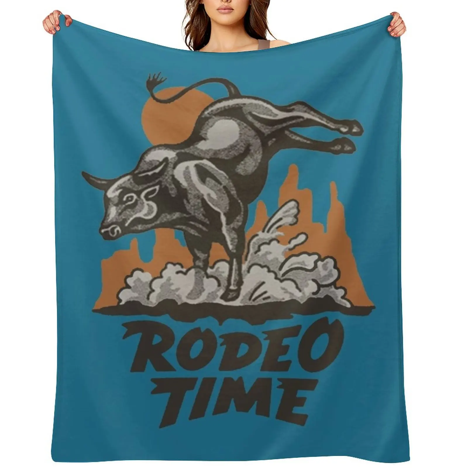 Dale Brisby : Rodeo Time Throw Blanket Flannel Softest Custom Large Winter beds Summer Beddings Blankets