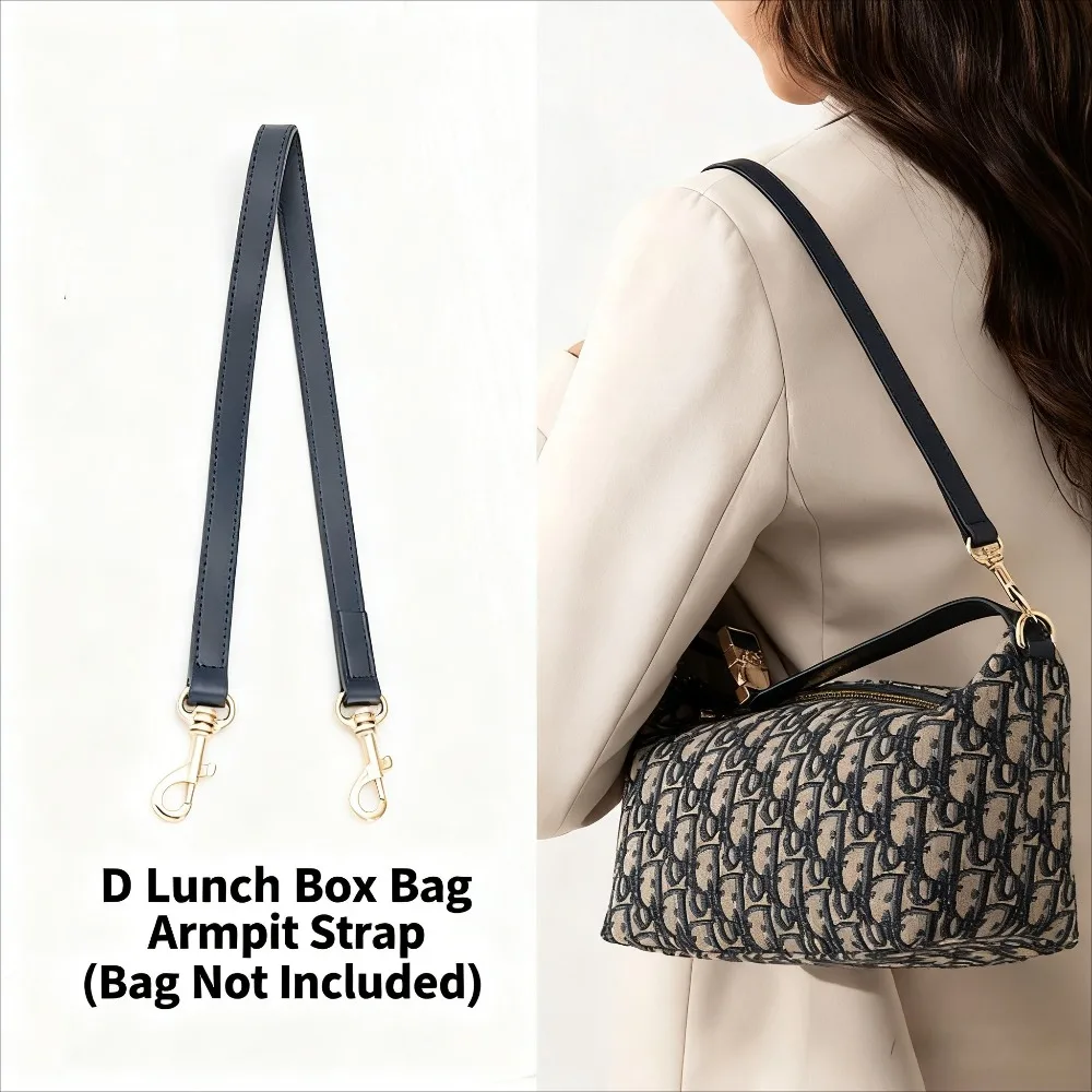 

Adjustable Shoulder Strap for Dior Lunch Box Bag PU Leather Fashion Designer Bag Accessories Underarm Shoulder Strap for Commute