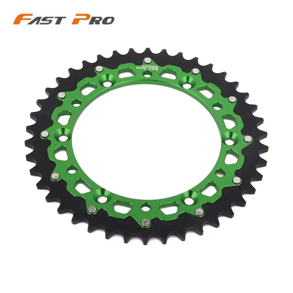 Motorcycle 42T 48T 49T 50T 51T Engine Part Rear Sprocket Chain For KAWASAKI KDX KLX KX 200 R 250 300 450 650 125 500