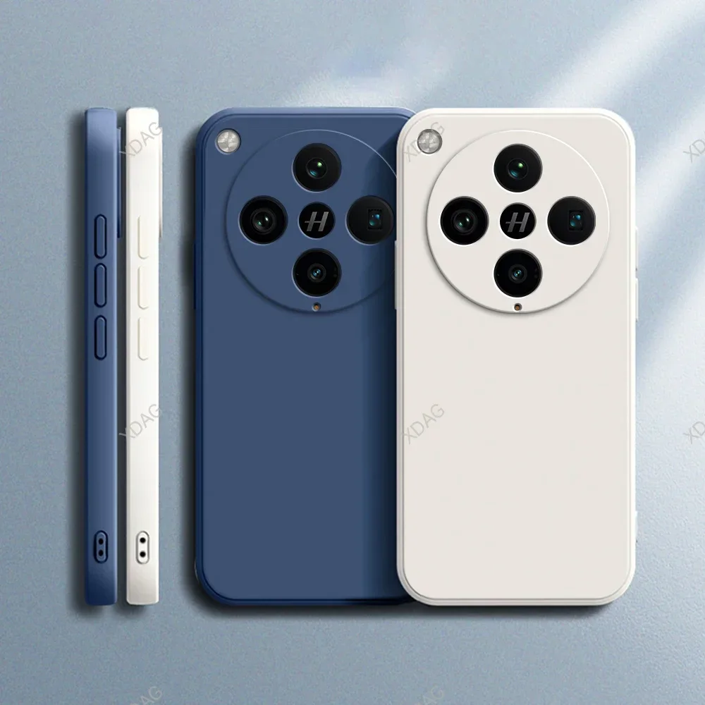 Kameraobjektivschutz Rückseite für OPPO Find X8 Pro X8Pro 5G Shell Weiches, quadratisches, flüssiges Silikon Original stoßfeste Handyhülle