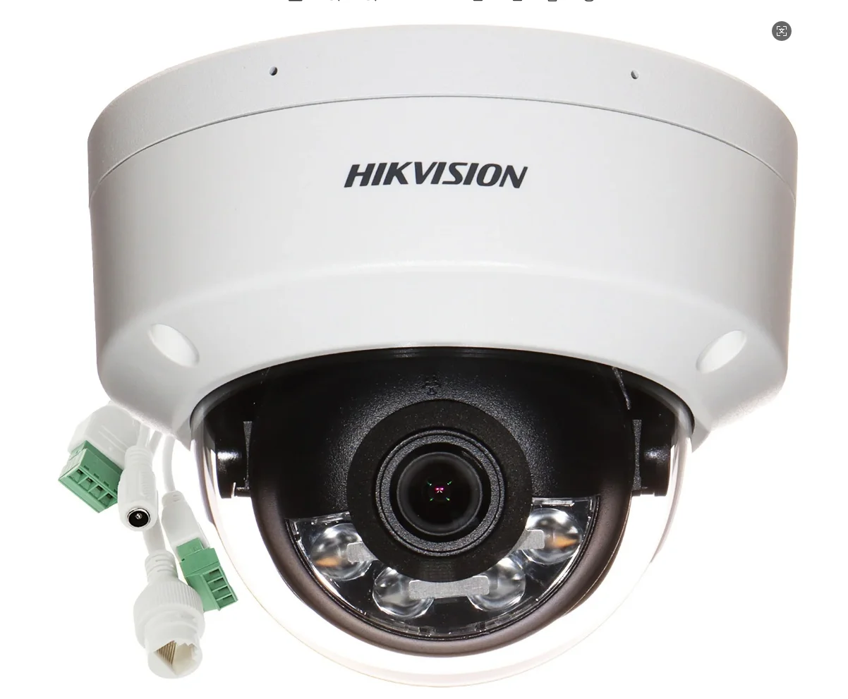 Hikvision 8MP DS-2CD2187G2H-LI(SU) 4K Vandal Proof IP Dome ColorVu Built in MIC Smart Hybrid Light 1.8