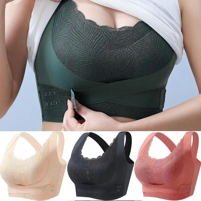 Lymphatic Bra Lymphvity Detoxification and Shaping & Powerful Lifting Bra Full-Coverage T-Shirt Bra Shaping Wireless Silky Bra