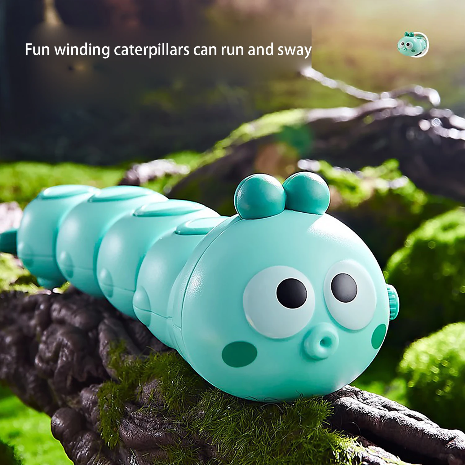 Children's Clockwork Toy Cute Cartoon Caterpillar Learning Crawling Toy