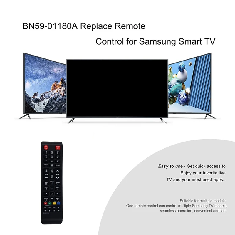 BN59-01180A Remote Control For Samsung LFD TV TM1240A DH40D DH48D DH55D DM32D DM40D DM48D EM65E EM75E DC32E DC40E DC48E