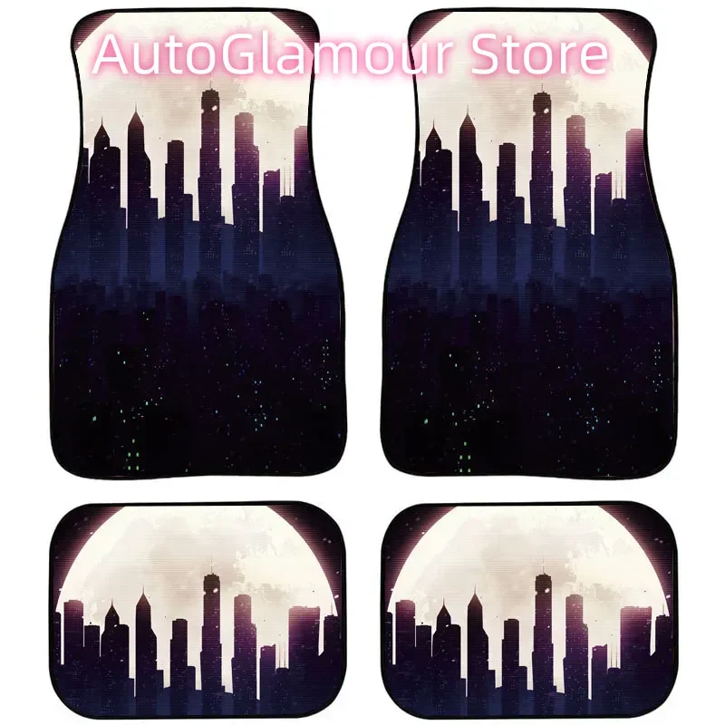 Fashion Custom Design Interior Full Set Protection Car Carpet Premium Rubber Backing Car Foot Mat ,