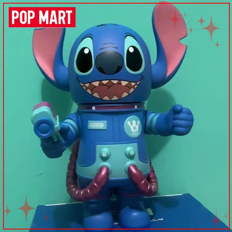 

Оригинальная кукла POP MART MEGA SPACE MOLLY 400% Stitch, уникальная, для детей, большие куклы-компаньоны