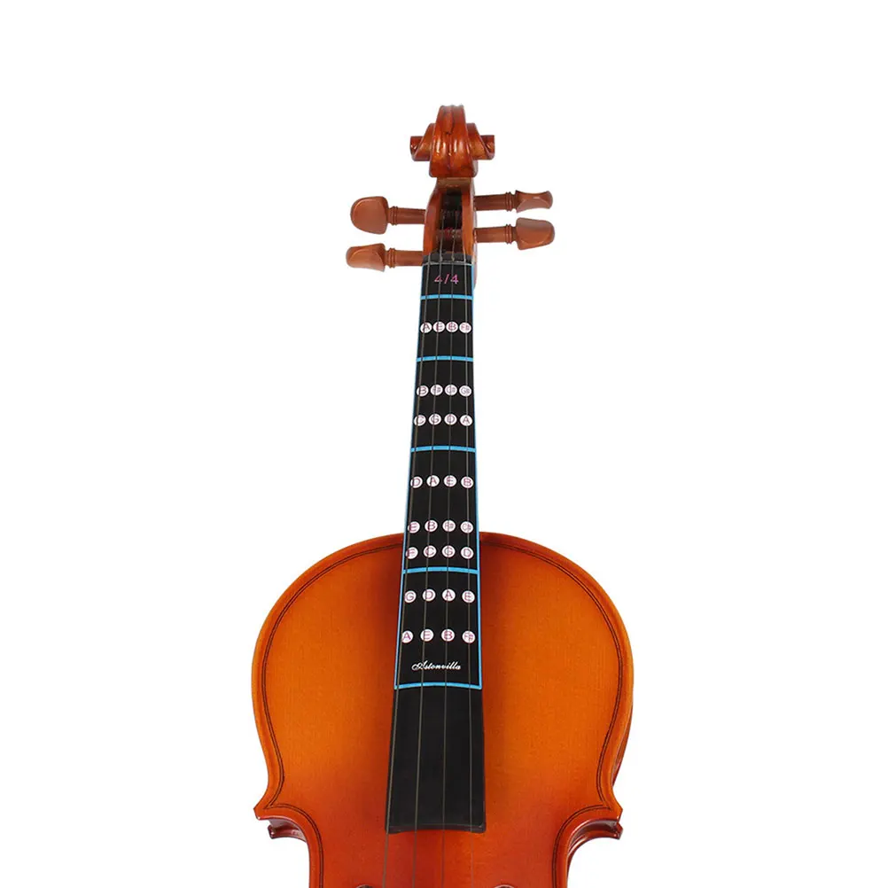 

1Set Violin Accessories Fingerboard Sticker Violin Notes Beginner Rubber Circular Mute Five Claw Mute Set Fingerboard Sticker