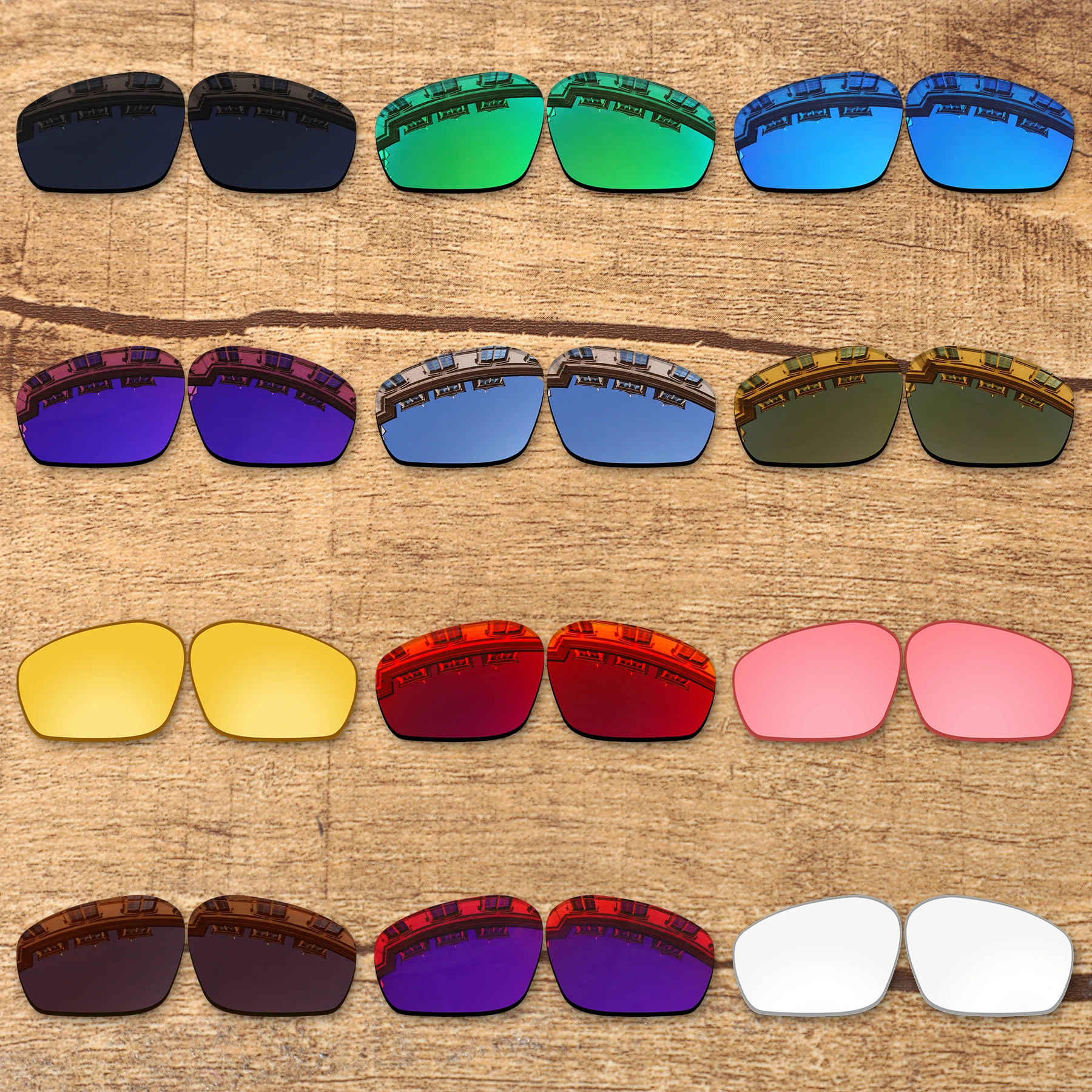 Vonxyz 20+ Color Choices Polarized Replacement Lenses for-Oakley Field Jacket OO9402 Frame