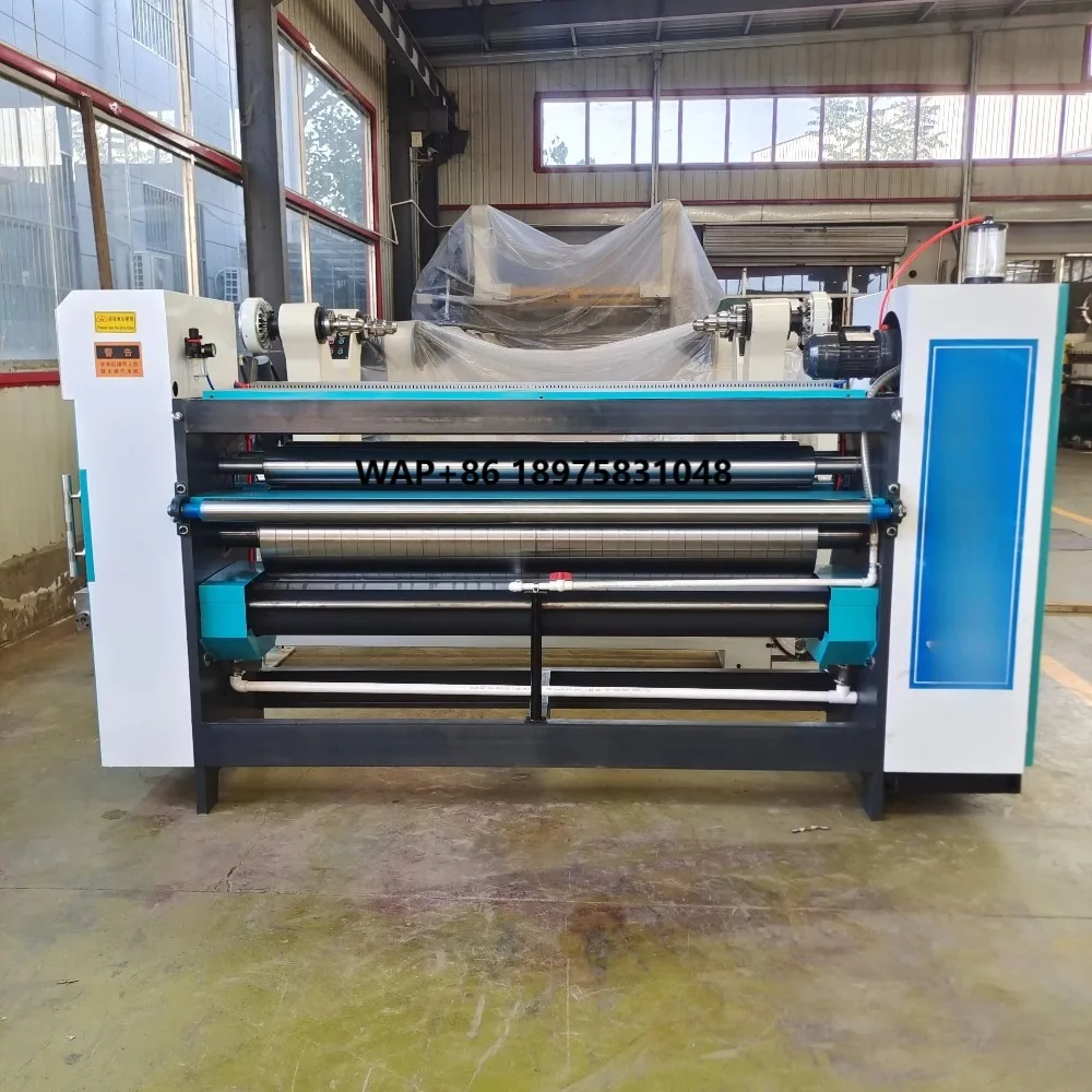High speed PLC automatic corrugated cardboard flexo paper printer pizza carton box printing slotting packaging machine