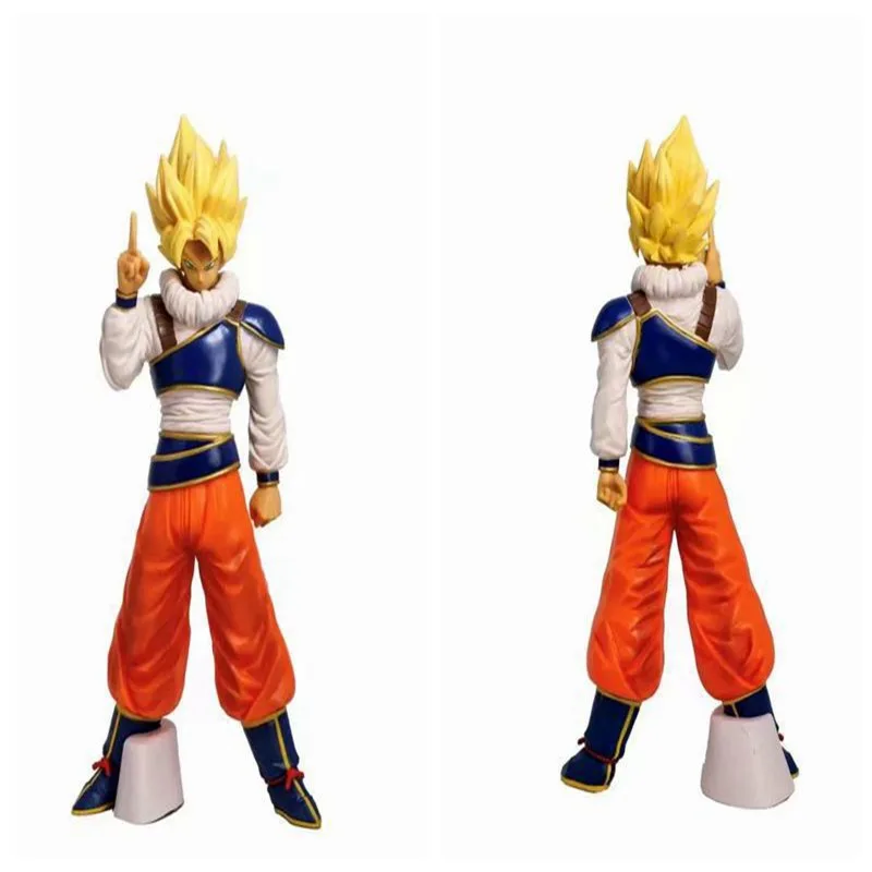 23CM Anime Dragon Ball LC Space Suit Son Goku Super Saiyan Boxed Action Figure Figure Toy Replacement Hand Accessories Gift