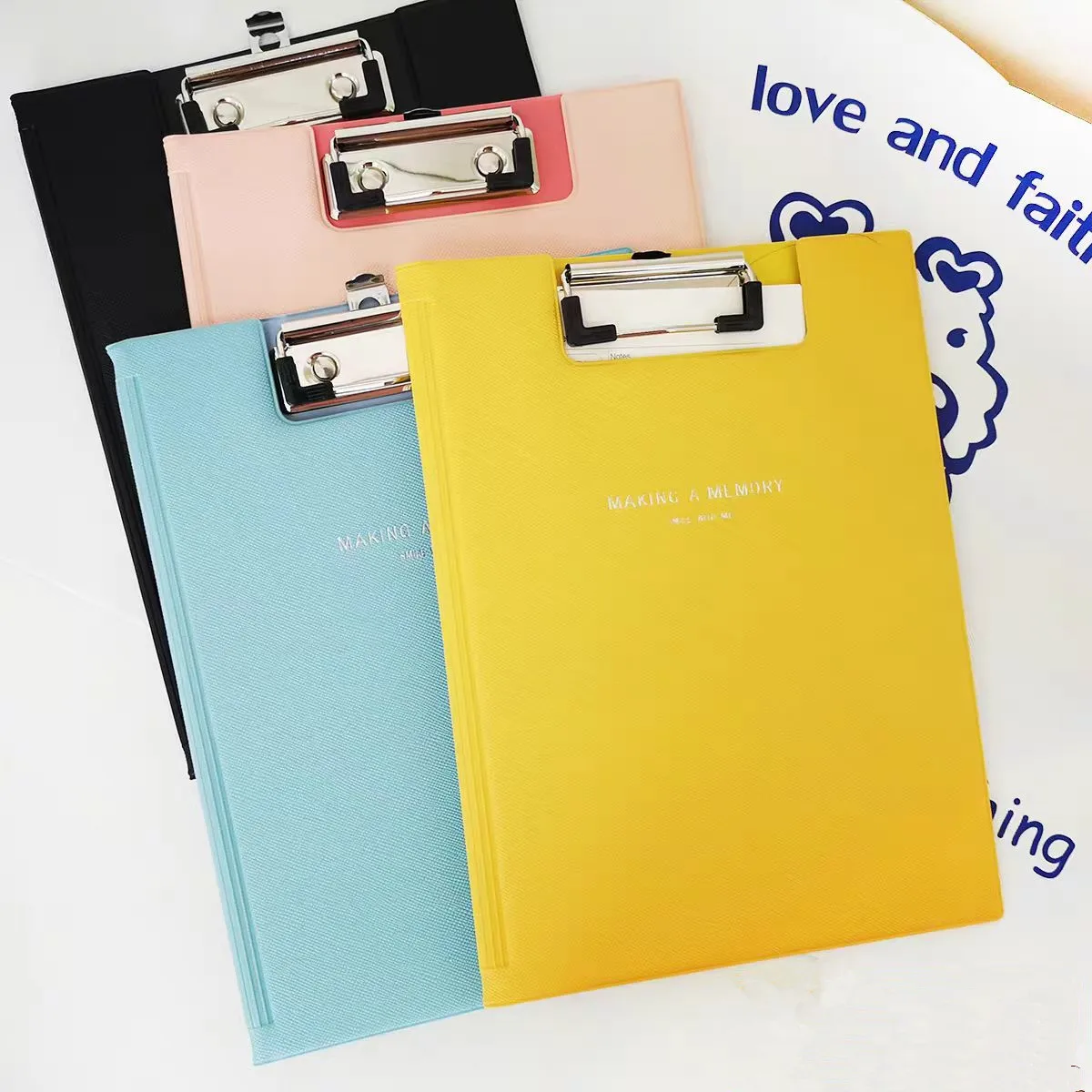 Multifunktionaler Aktenordner aus PU-Leder, A4/A5, farbiges Zwischenablage, zusammenklappbarer Vertragsordner, Geschenk