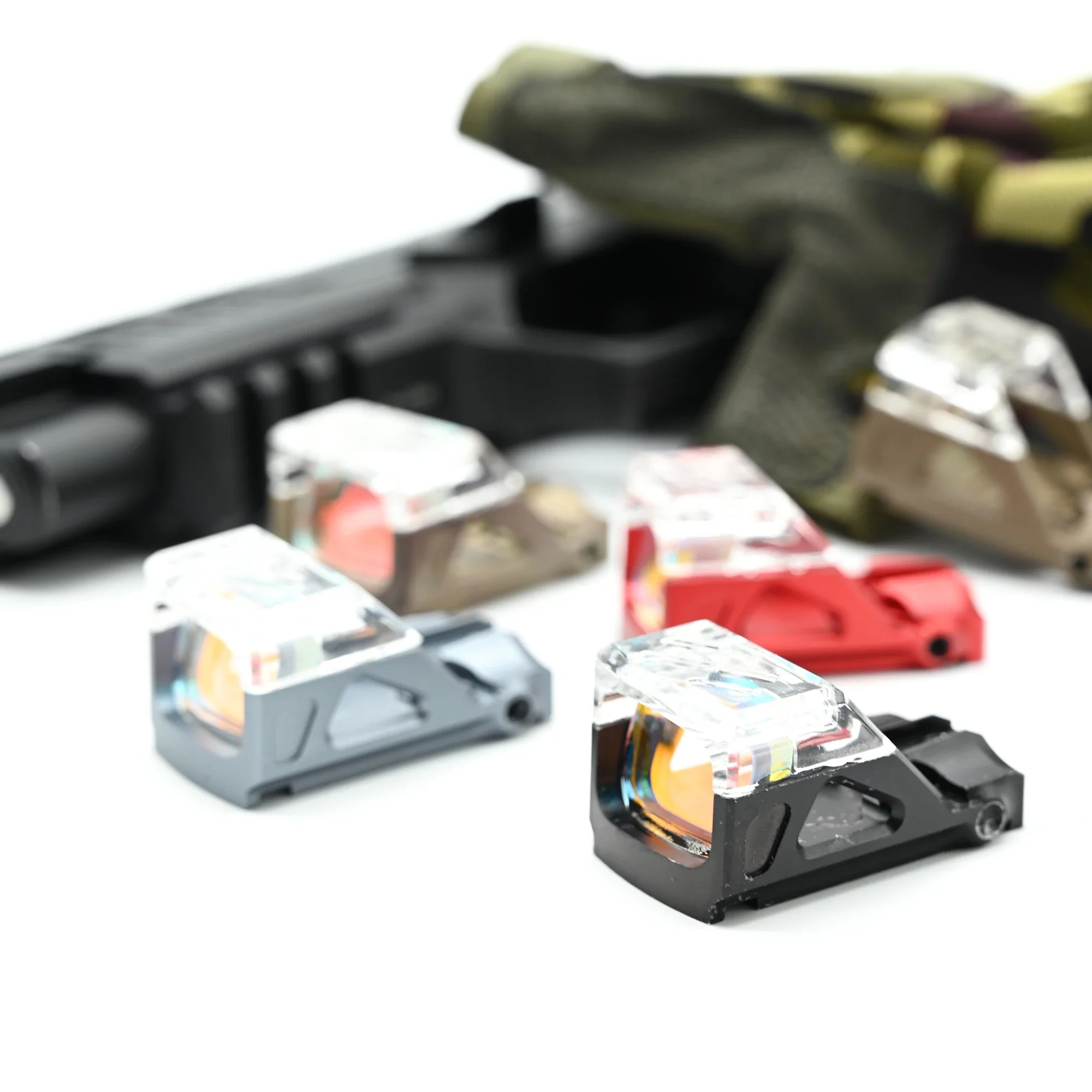 التكتيكية ريد دوت البصر ث/التلقائي تعديل الضوء كوليماتور للصيد مسدس ريد دوت البصر ل Gl *ck 17 19