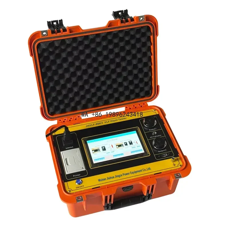 Wmwmnu for 30KV 40KV 50KV 60KV 80KV VLF Hipot Tester Ultra Low Frequency Generator Fast Test With Capacitive Touch Screen LCD