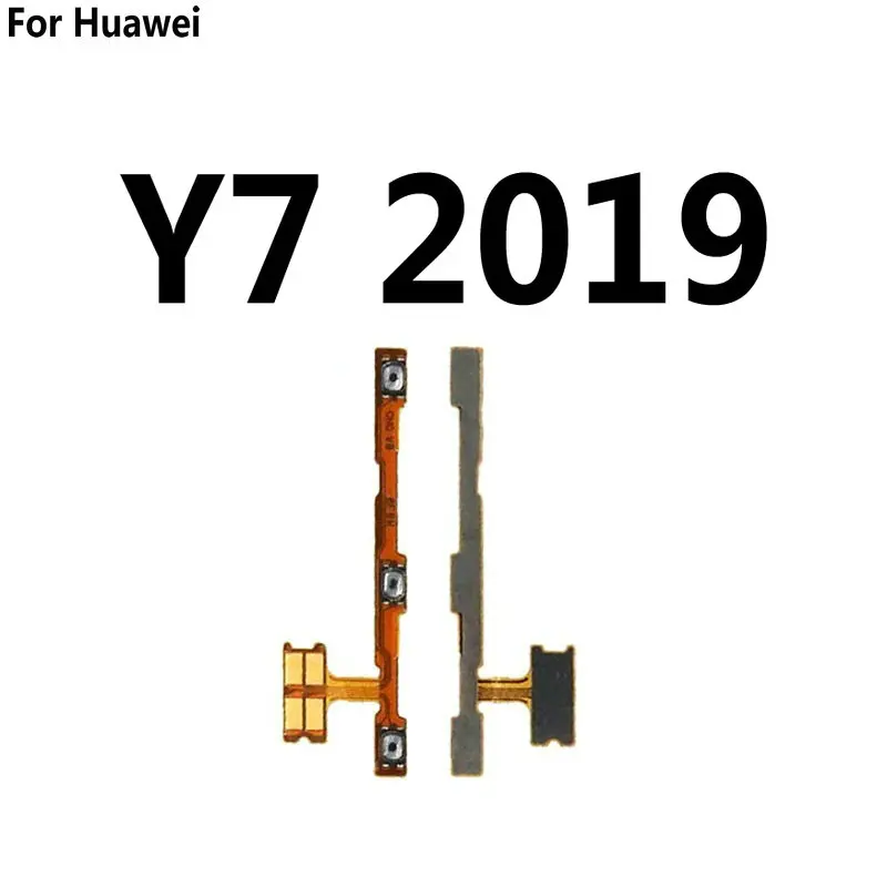 Power On Off Volume Button key Flex Cable Repair Parts For Huawei Y9 Y7 Y6 Pro Y5 Prime 2019 2018 2017
