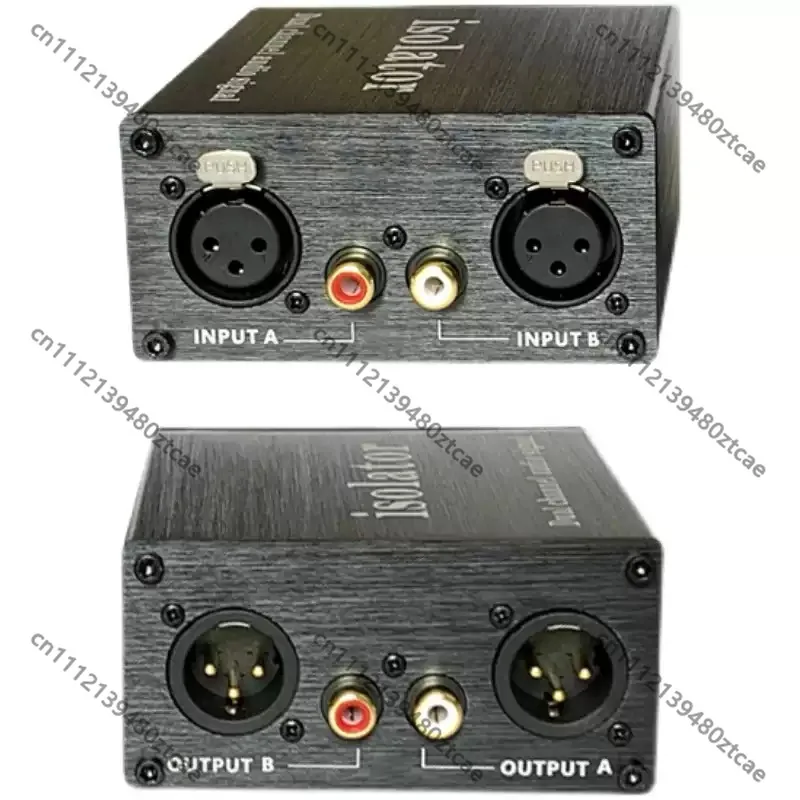 RCA XLR Universal Audio Isolator, Eliminate Amplifier Hum Noise, Ground Loop Noise Reduction Filter