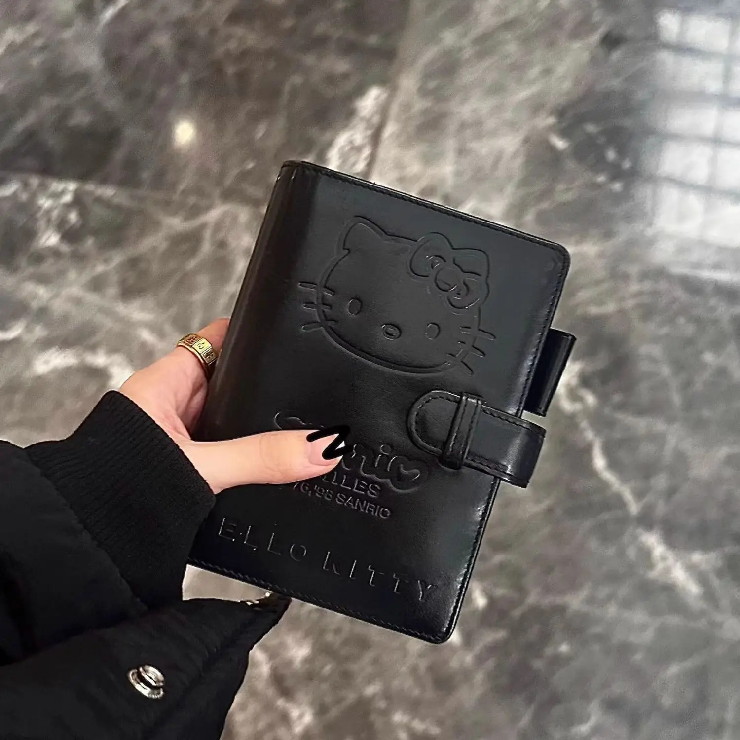 애니메이션 카와이 산리오 헬로 키티 중세 Kt 고양이 루스 리프 도서 A7 만화 휴대용 핸드북 간단한 노트북 편지지 장난감 선물