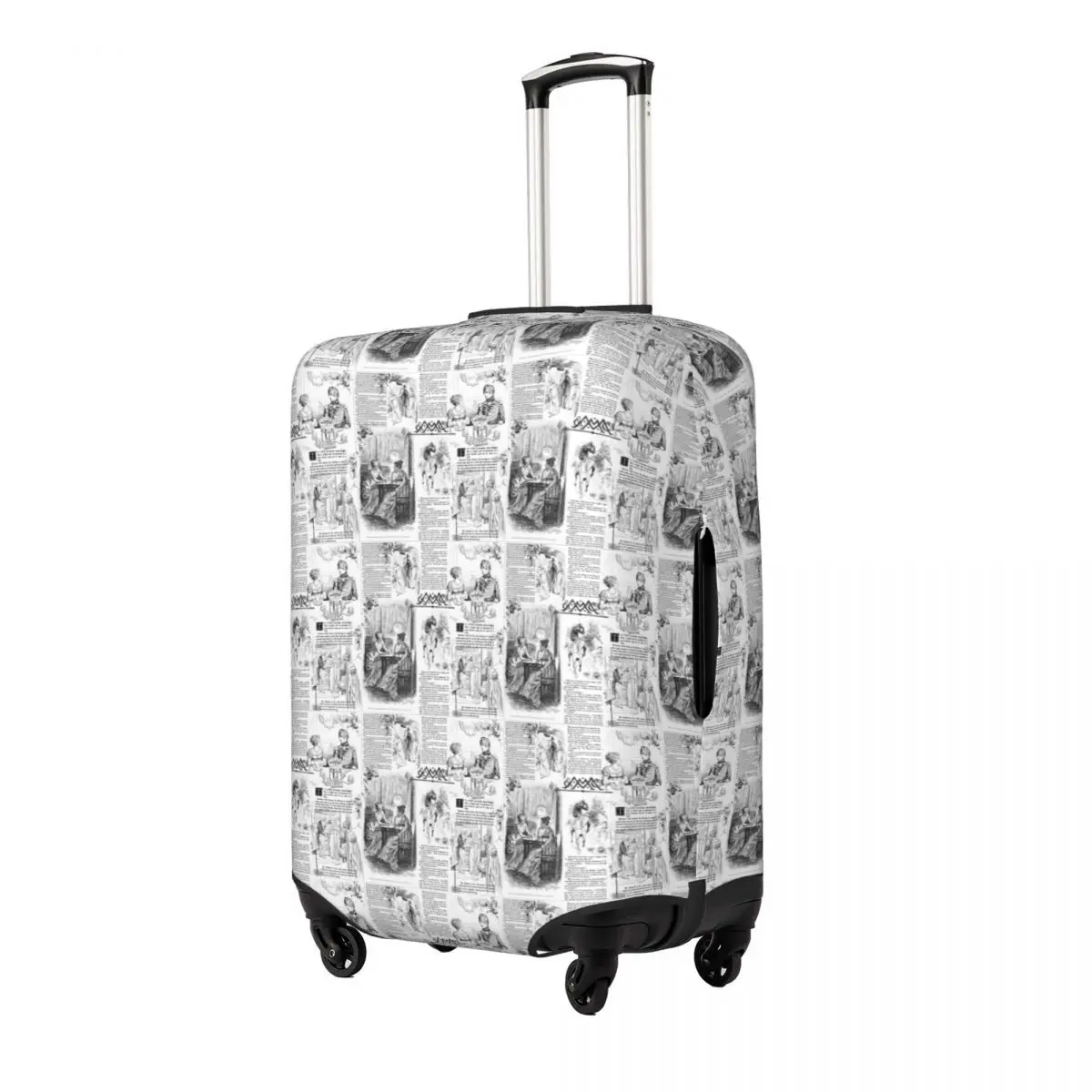 

Pride And Prejudice - Pages Suitcase Cover Protection Elastic Trip Luggage Protector Covers for 18-32 Inch