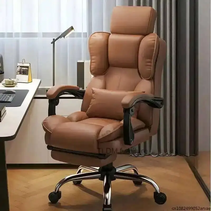 Chair Comfortable Master Multifunction High-end Boss Chair, Furniture Bedroom Atmosphere Reclining Gaming Home Computer  Chair,
