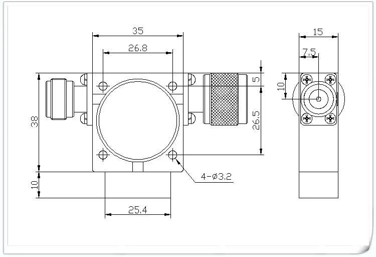 400-470MHz NK-NJ Type Coaxial Radio Frequency Isolator UHF Walkie-talkie Transmitter Combiner Spare Parts