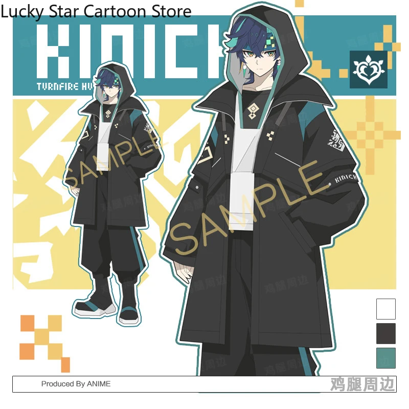 

Игровая куртка Genshin Impact, толстовка, топы, брюки, костюм Turnfire Hunt Kinich, карнавальный костюм, студенческий осенний модный ветрозащитный костюм унисекс