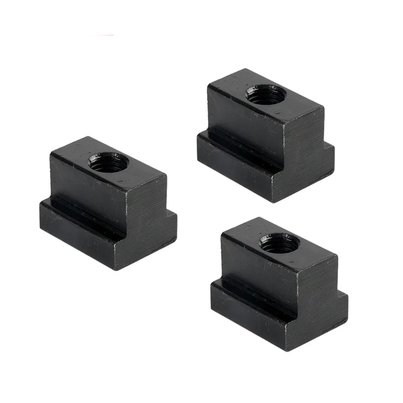 M6 M8 M10 M12 M14 M16 M18 M20 T Nut Black Grade 10.9 T-slot Block Slot Slider Nuts Clamp Table Slot Milling Machine Tool Screw