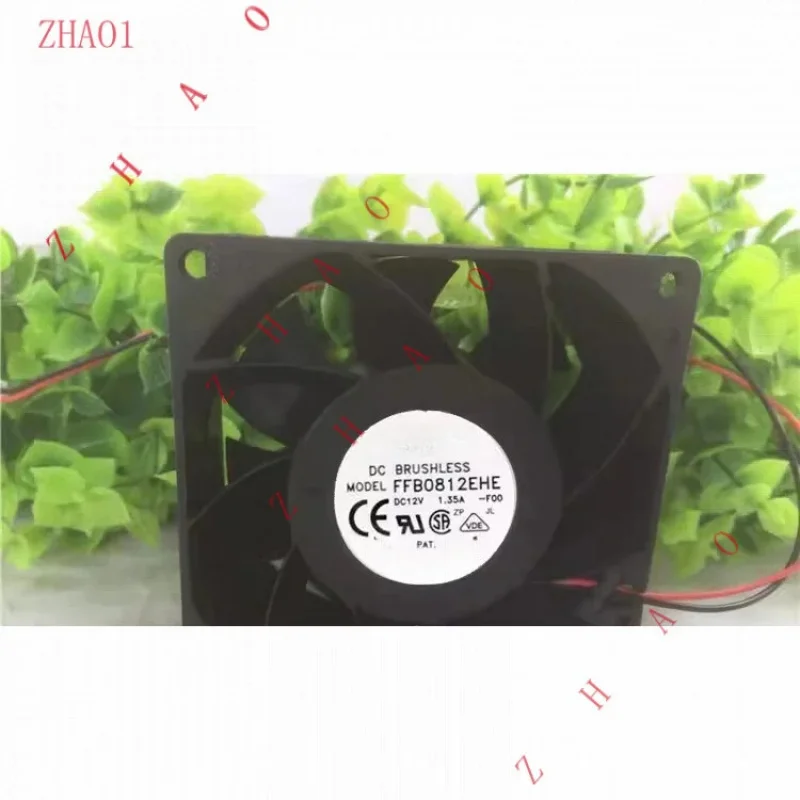 Z  for Delta FFB0812EHE DC12V 1.35A 80*80*38MM 2-Wire Server Cooling Fan