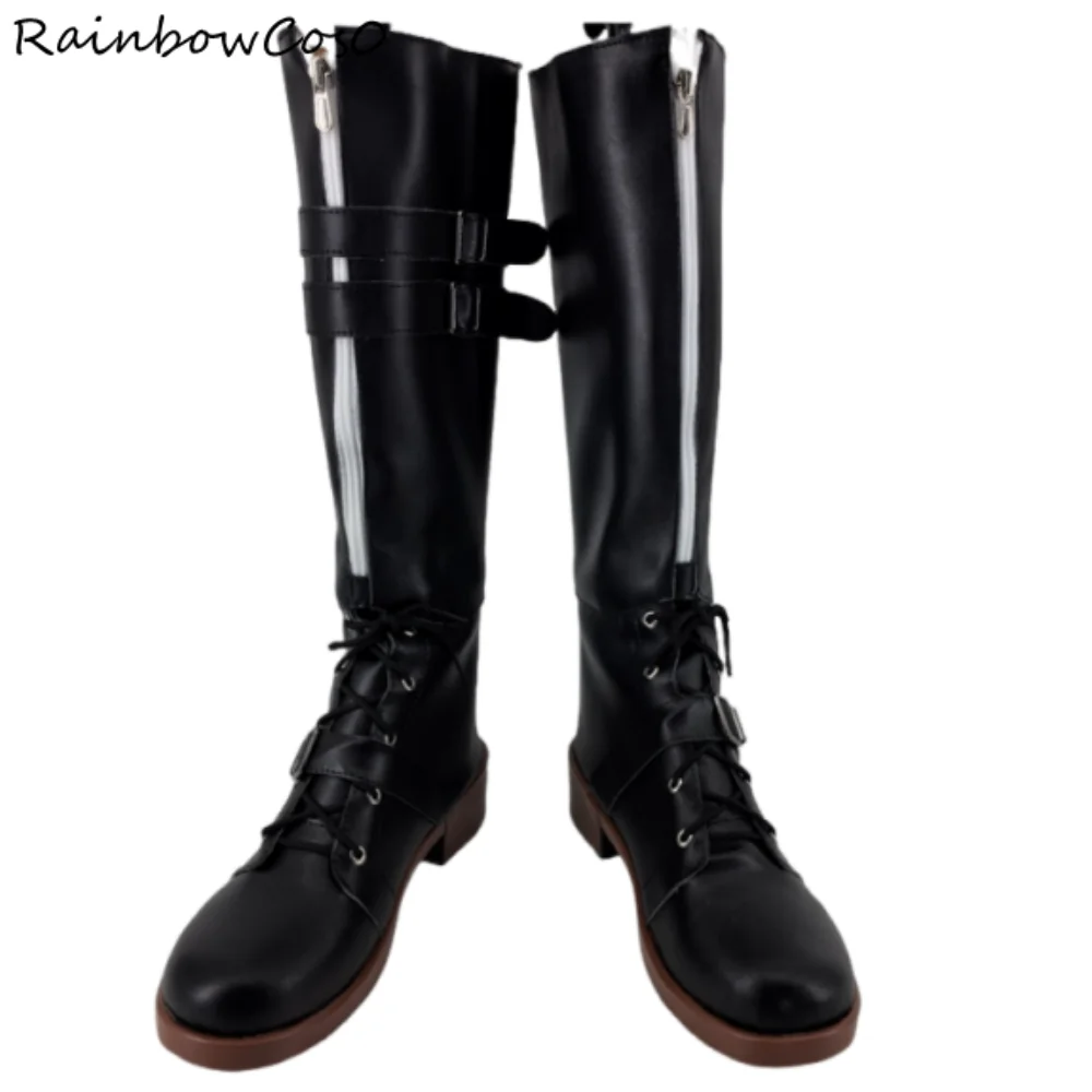 أحذية Mon3tr M3 الفرسان التأثيرية أحذية لعبة أنيمي حفلة الهالوين RainbowCos0 W4759