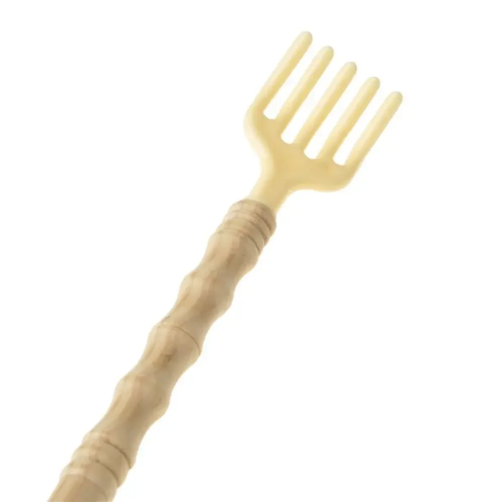 

Easy Wood Wooden Back Scratcher Plastic Long Reach Hand Itch Scraper Scratch-Massager Home
