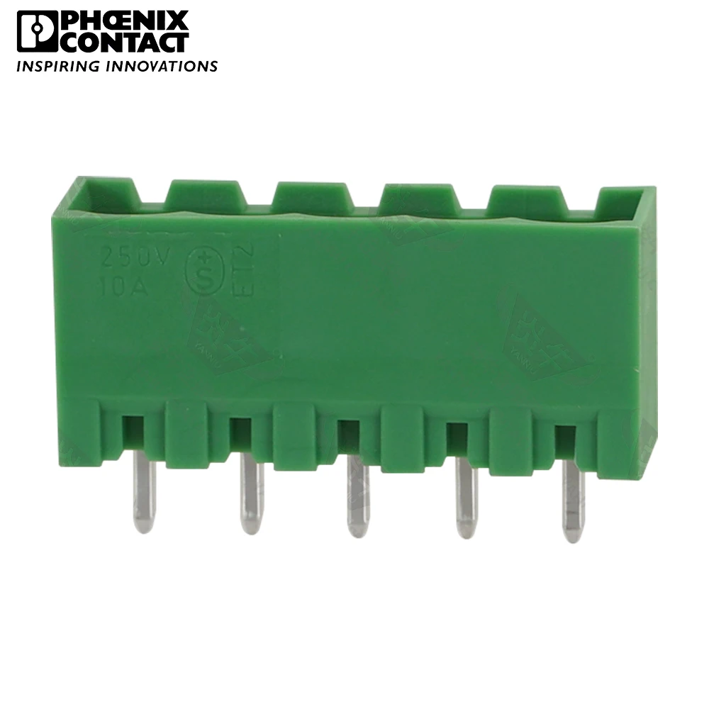 Conector de contato Phoenix original, PCB Pluggable Plug-In Terminal Block, 5 Pin, MSTBVA, 2.5G, 5.0mm, 1755545, 1Pc