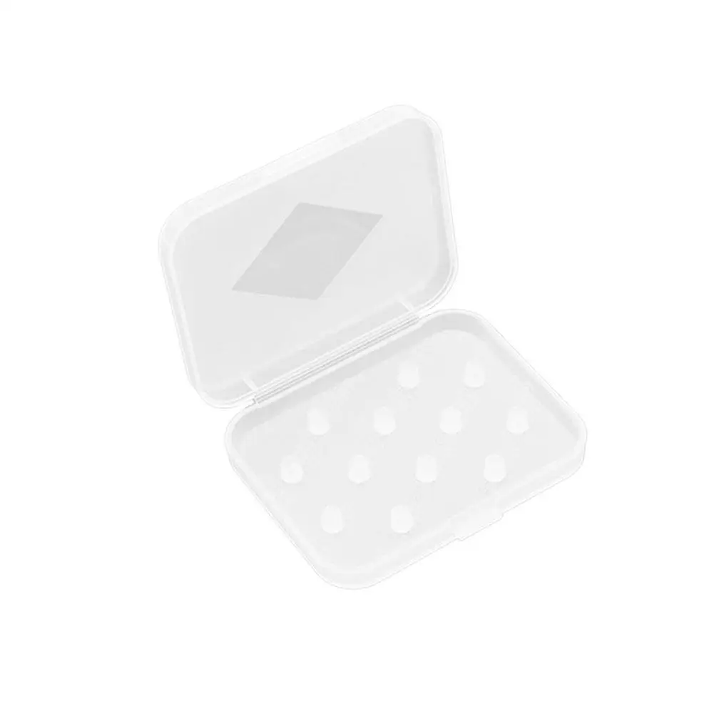 Eartips Plastic Box Earplugs Packing Box Earphone Tips Memory Foam Case Earphone Accessories Organizer Box Storage Bag