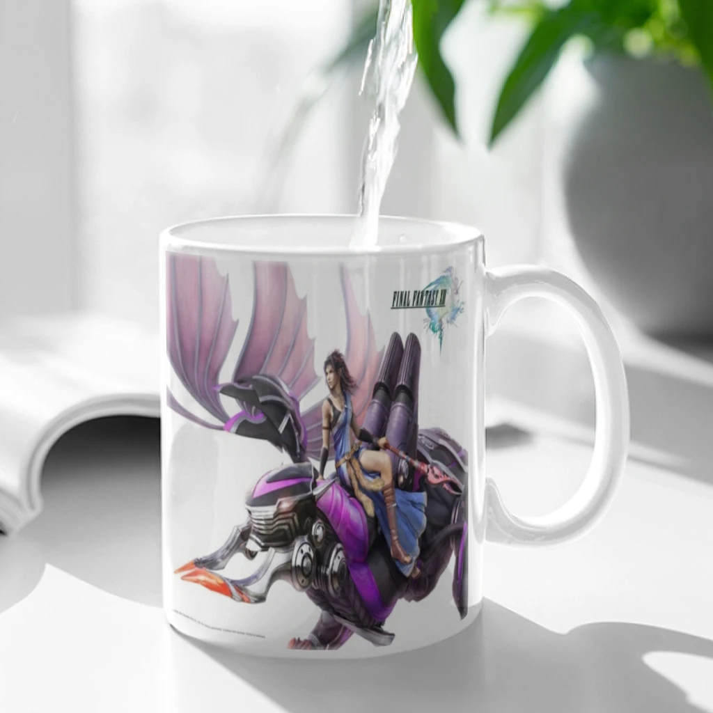 F-Final F-Fantasy Coffee Mug 11oz Fun Ceramic Coffee Tea Cocoa Cup Handle Tea Drink Cup