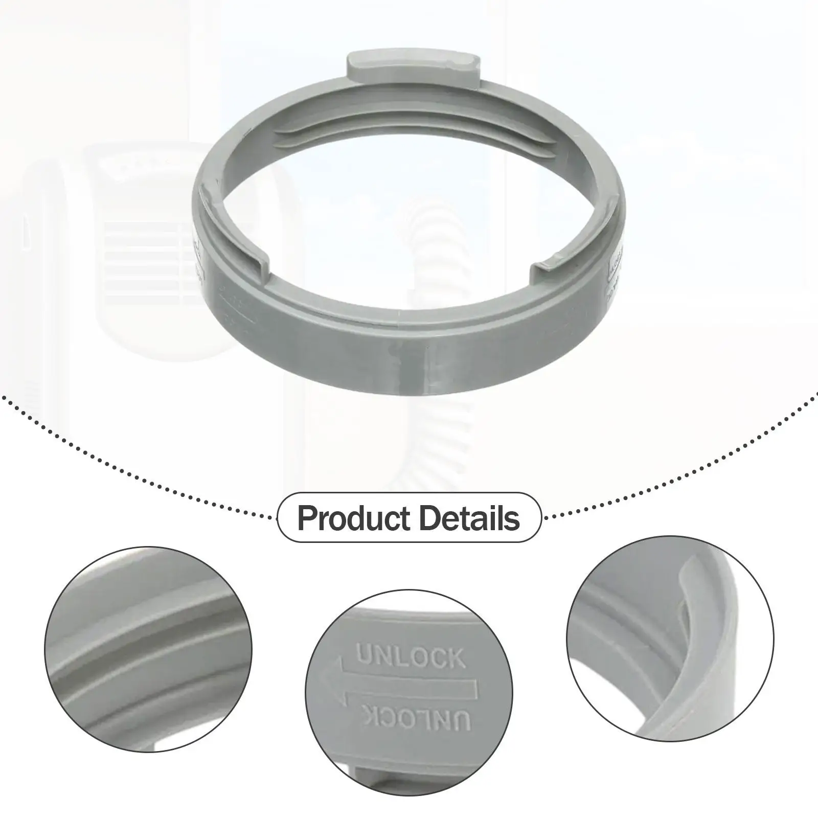 Exhaust Hose Coupler Exhaust Pipe Connector Air Conditioner Accessory Easy Installation Repair Part Fitting Adapter Interface