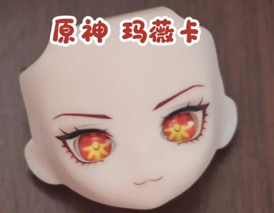 Mavuika Columbina Hyposelenia Nefer Jahoda Ob11 Ob22 Ob24 Face Open Eyes Eyeballs Faceplates Anime Game Cosplay Doll Accessories