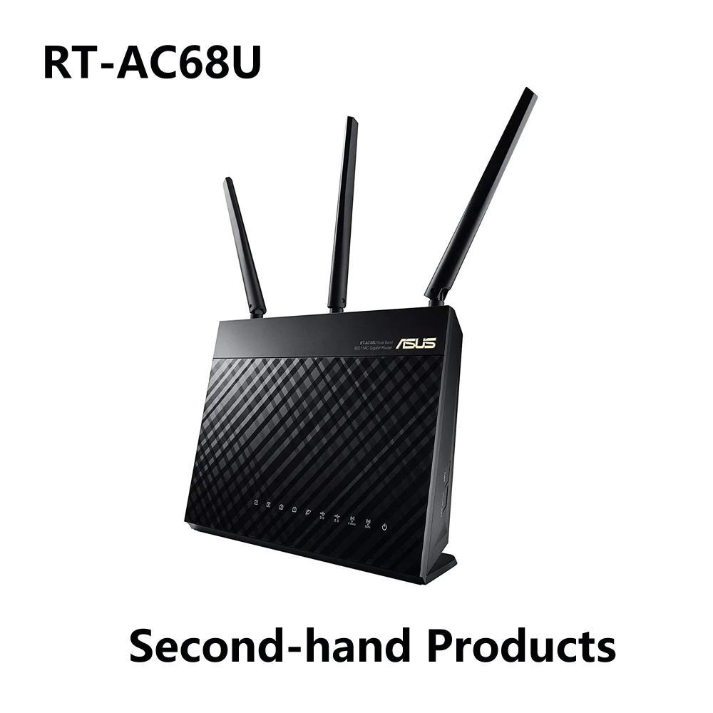 ASUS-RT-AC68U AC1900, enrutador de doble banda, sistema Merlin actualizable, WiFi 5 AiMesh para toda la casa, 1900Mbps