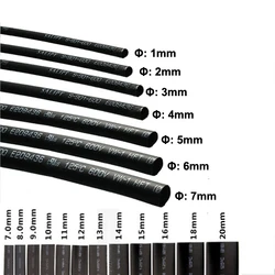 10m/lot PET environmental protection heat shrinkable tube Data line wire repair protection telescopic tube insulation sleeve