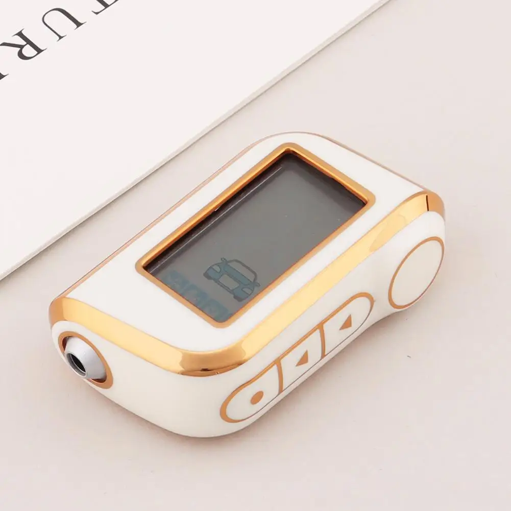 NEW TPU Car Key Case Cover Shell Fob For Starline A93 Russian Version Two Way Car Alarm LCD Remote Controller Keychain