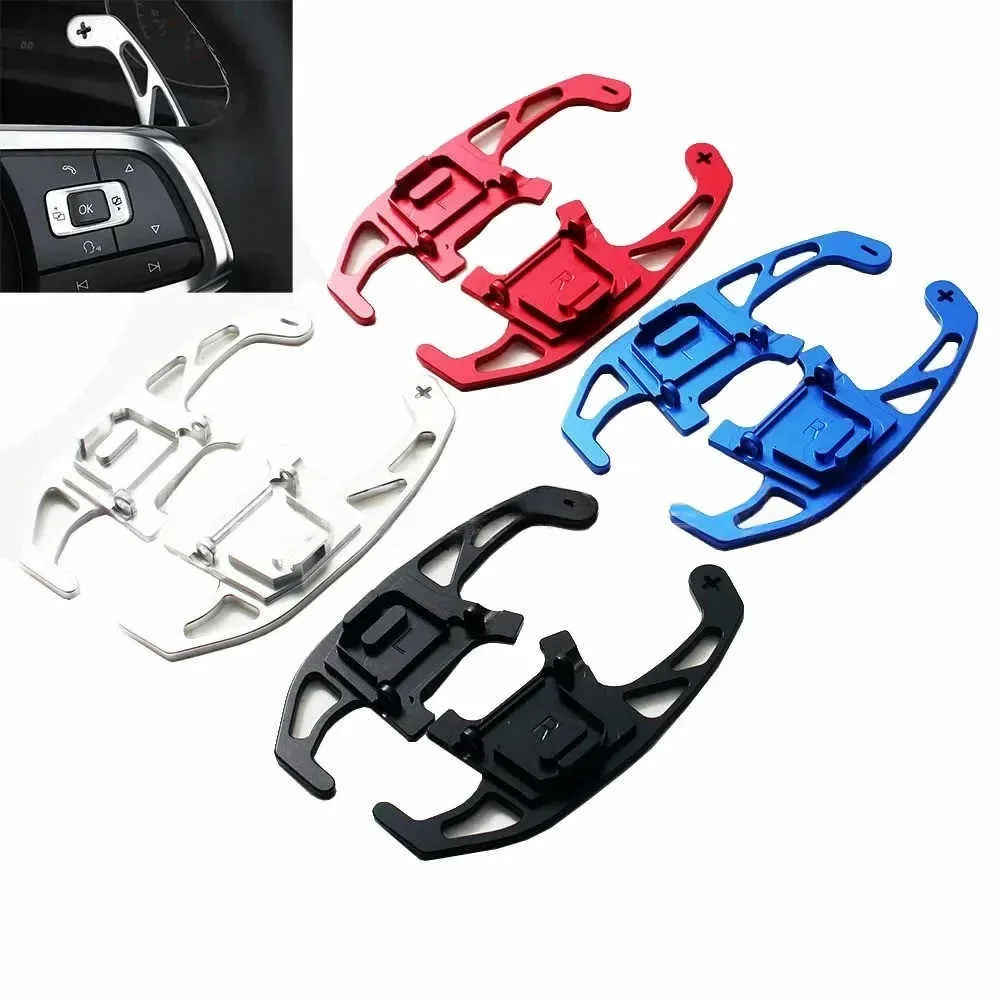 

For VW Golf 7 7.5 GTI MK7 GTE GTD RLINE Volkswage Polo Scirocco Jetta GLI Car Steering Wheel Paddle Shift Extend Shifter Sticker