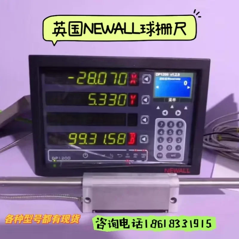 UK NEWALL Ball Grid Ruler DSG-TT Reading Head S2G Digital Display Meter DP700 Reading Head M2G SHG-TT