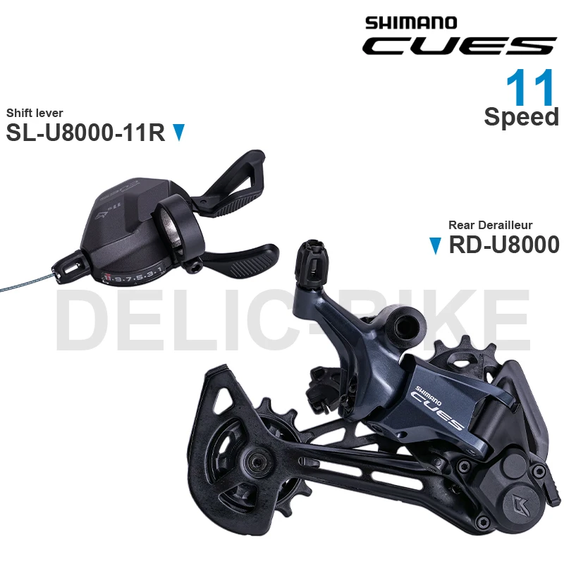 Shimano-ディレイラーセット,11スピード,SL-U8000-11Rシフターとリア