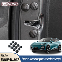 Linnunu Fit for Deepal S07 L07 Sl03 Car Accessories Door Screw Cap Anti-Rust Protective Cover Modified Protective Screw Cover Car Protective Accessories Collection High-Quality Door Special Screw Cap