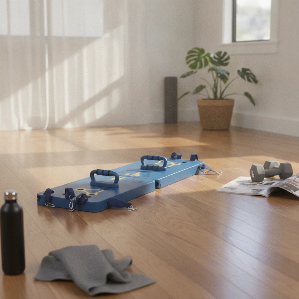 Home Gym For Small Spaces - Push up Board with Handles Foldable