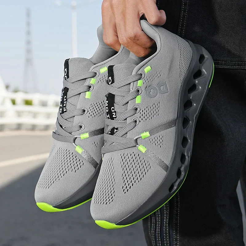 Air Mesh-Chaussures de Course Ultralégères pour Homme, Baskets de Marque de Styliste, Anti-baume Doux, de dehors, de Jogging, Respirantes, de Fitness