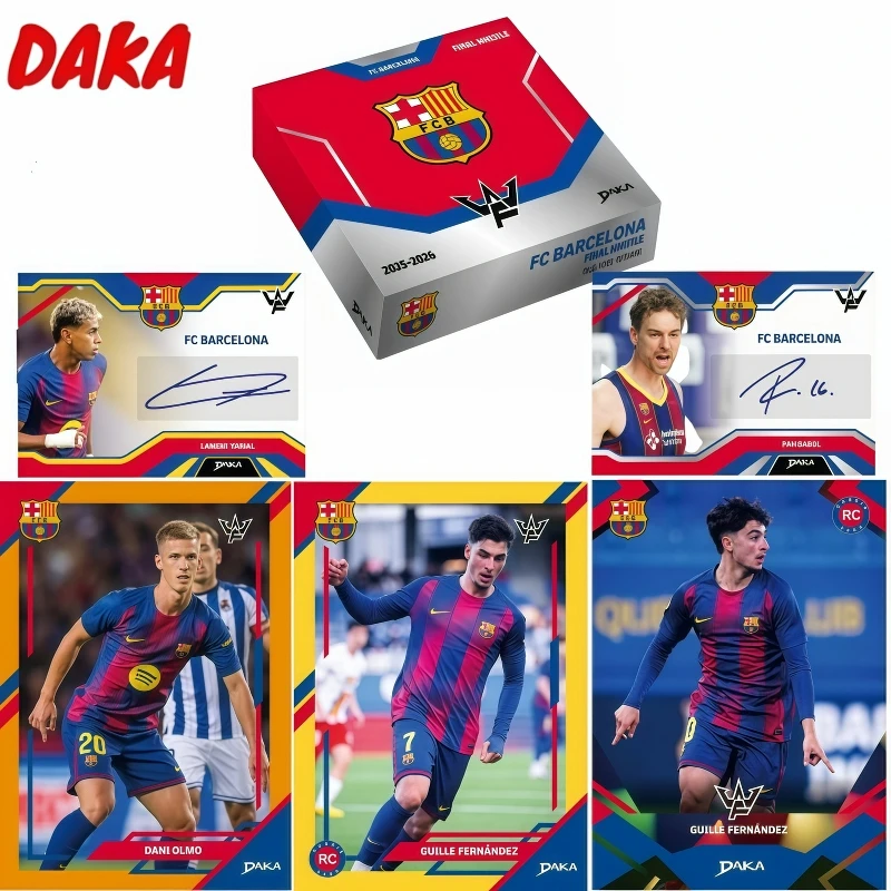 DAKA New 2025-26 DAKA FC BARCELONA FINAL WHISTLE Collection Card Lionel Messi Lamine Yamal Cristiano Ronaldo Limited EditionCard