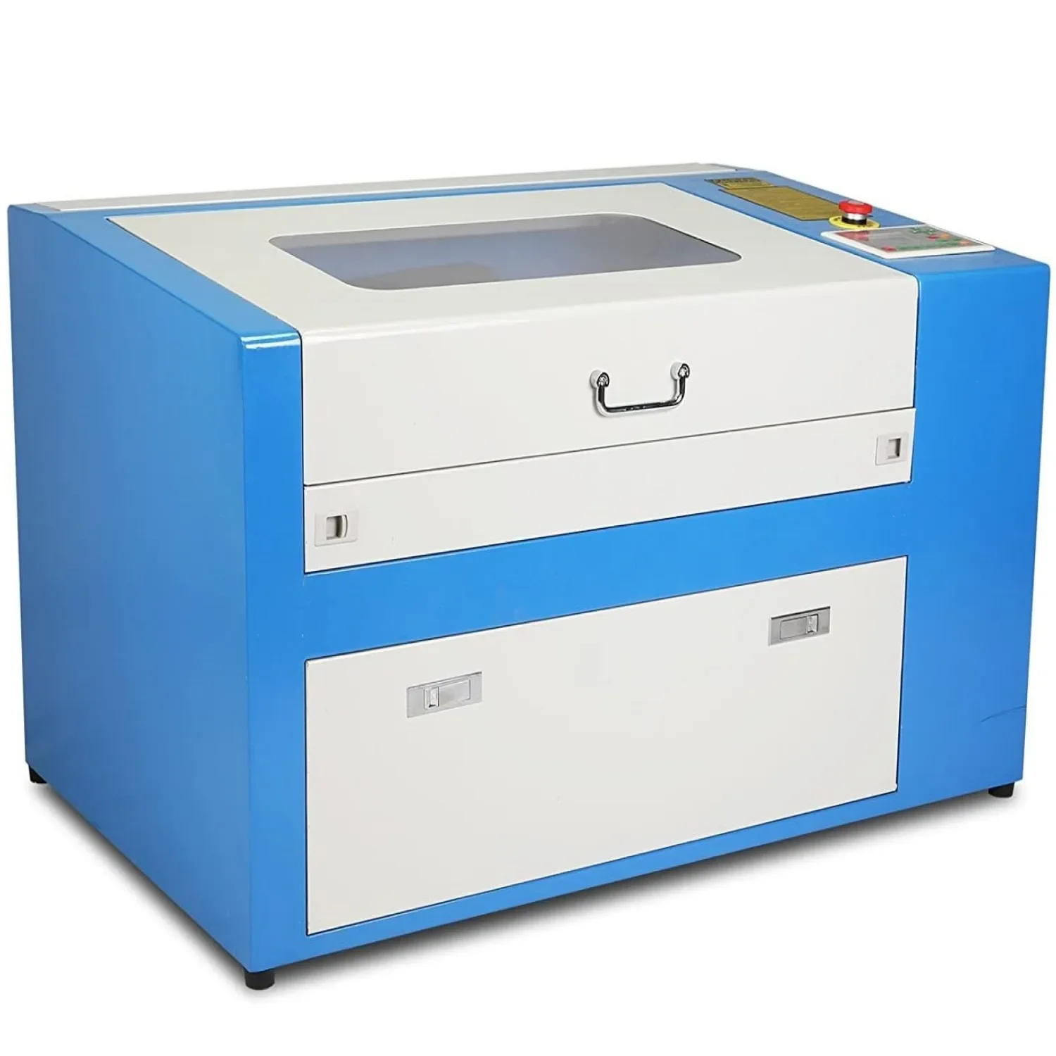 

VEVOR Ruida Controller CO2 Laser Engraving Cutting Machine With Auxiliary Rotary Axis Wood Enrgraver and Cutter 50W
