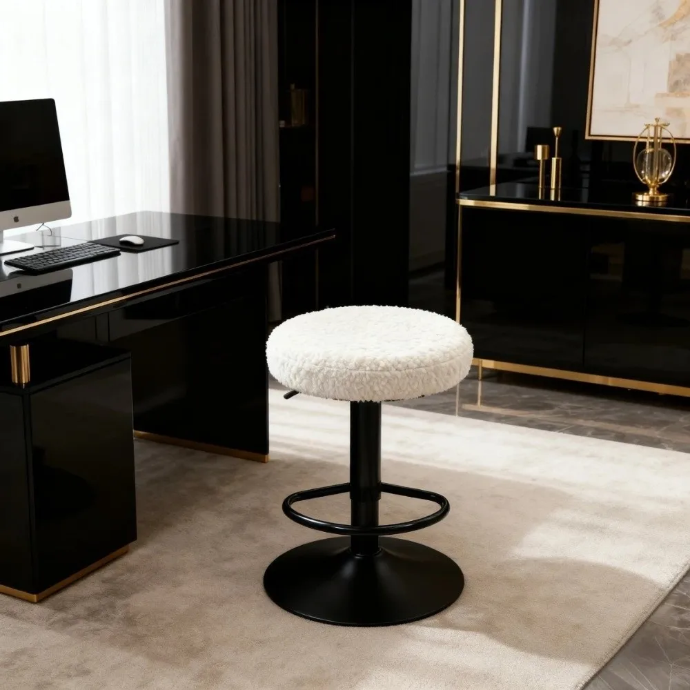 New Bar Round Stool Cover Thickened Elastic Round Chair Cover Stretchable Washable Seat Chair Slipcover