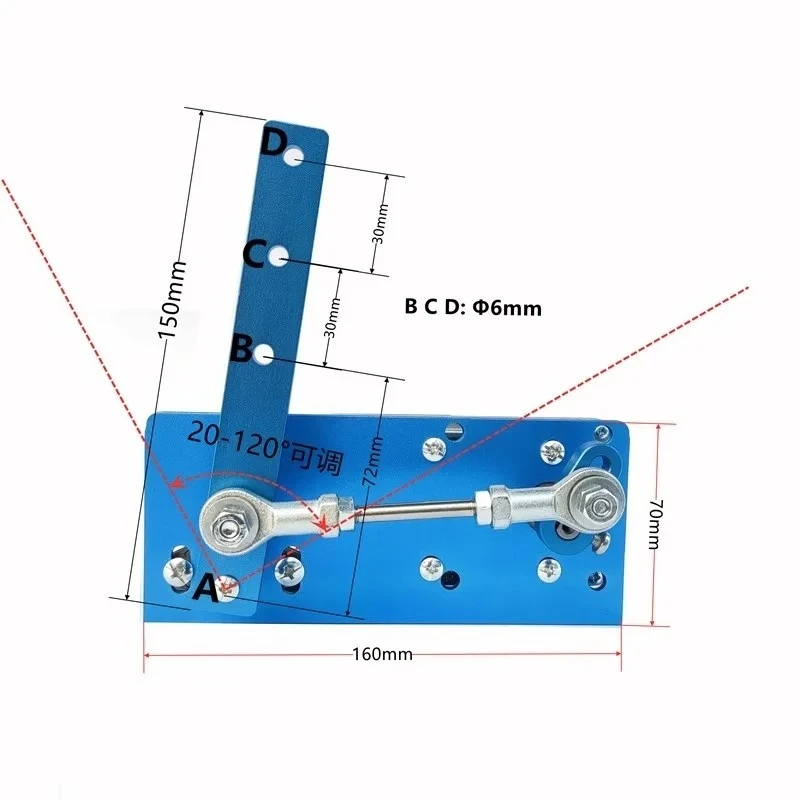 20-120 Degrees Gear Motor Automatic Swing Machine 12v24v Design Dc Reciprocating Swing Motor